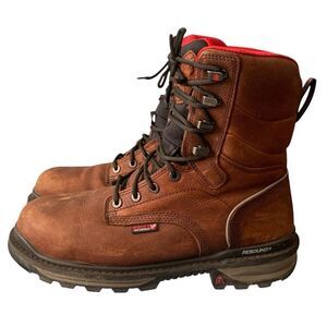 Rocky Rams Horn Composite Toe Waterproof 800G Insulated Work Boot Men 10.5